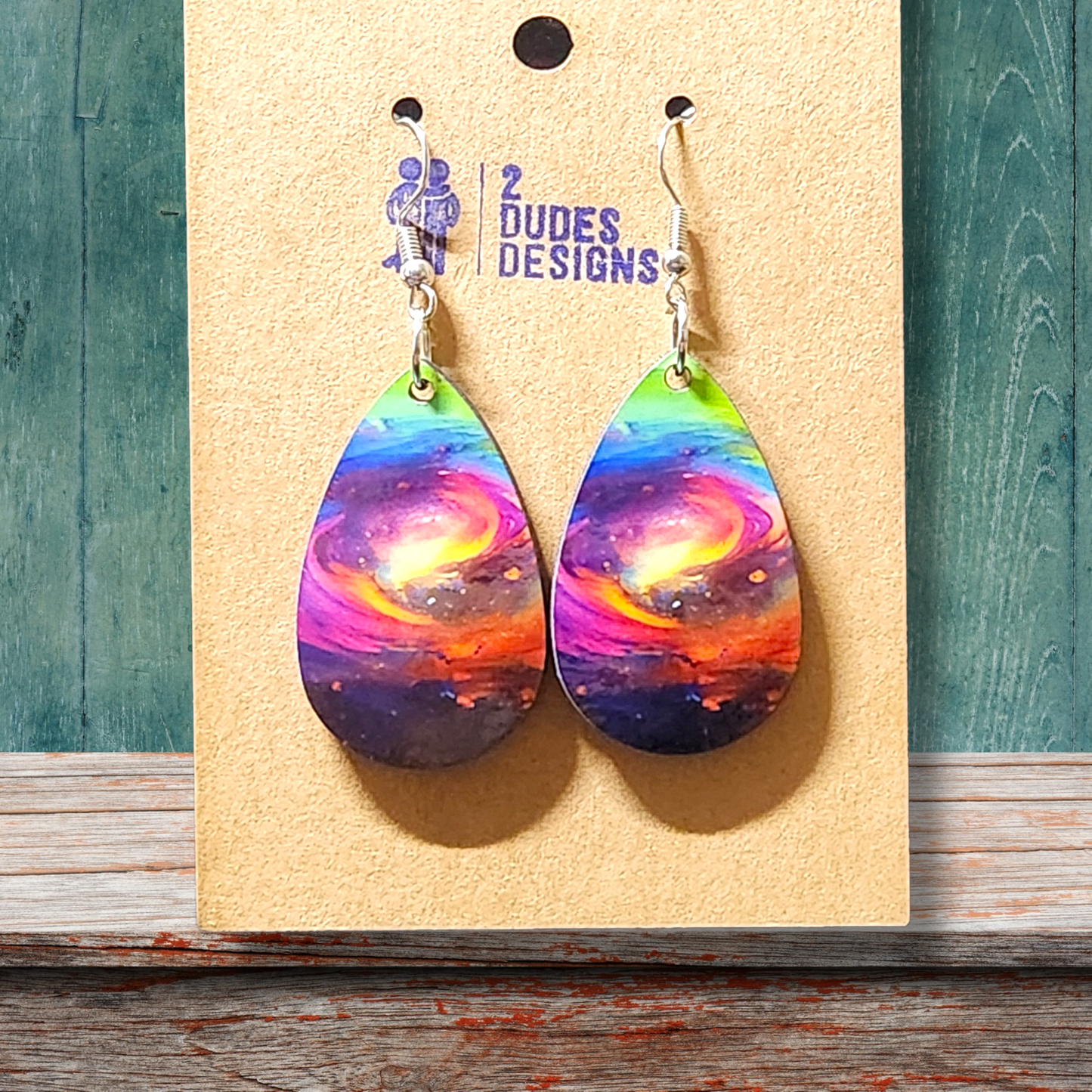 Cosmic Graphical Dangle Earrings