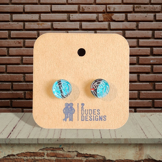 Multi-Color Acrylic Stud Flower Earring