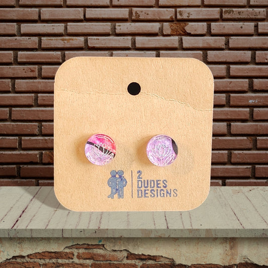 Multi-Color Acrylic Stud Flower Earring