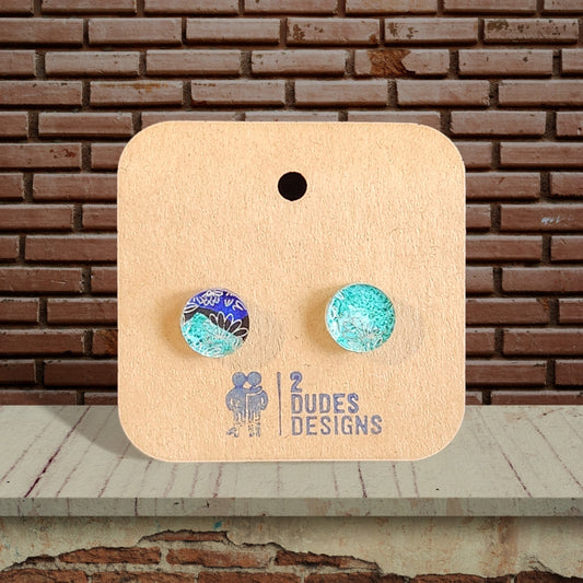 Multi-Color Acrylic Stud Flower Earring