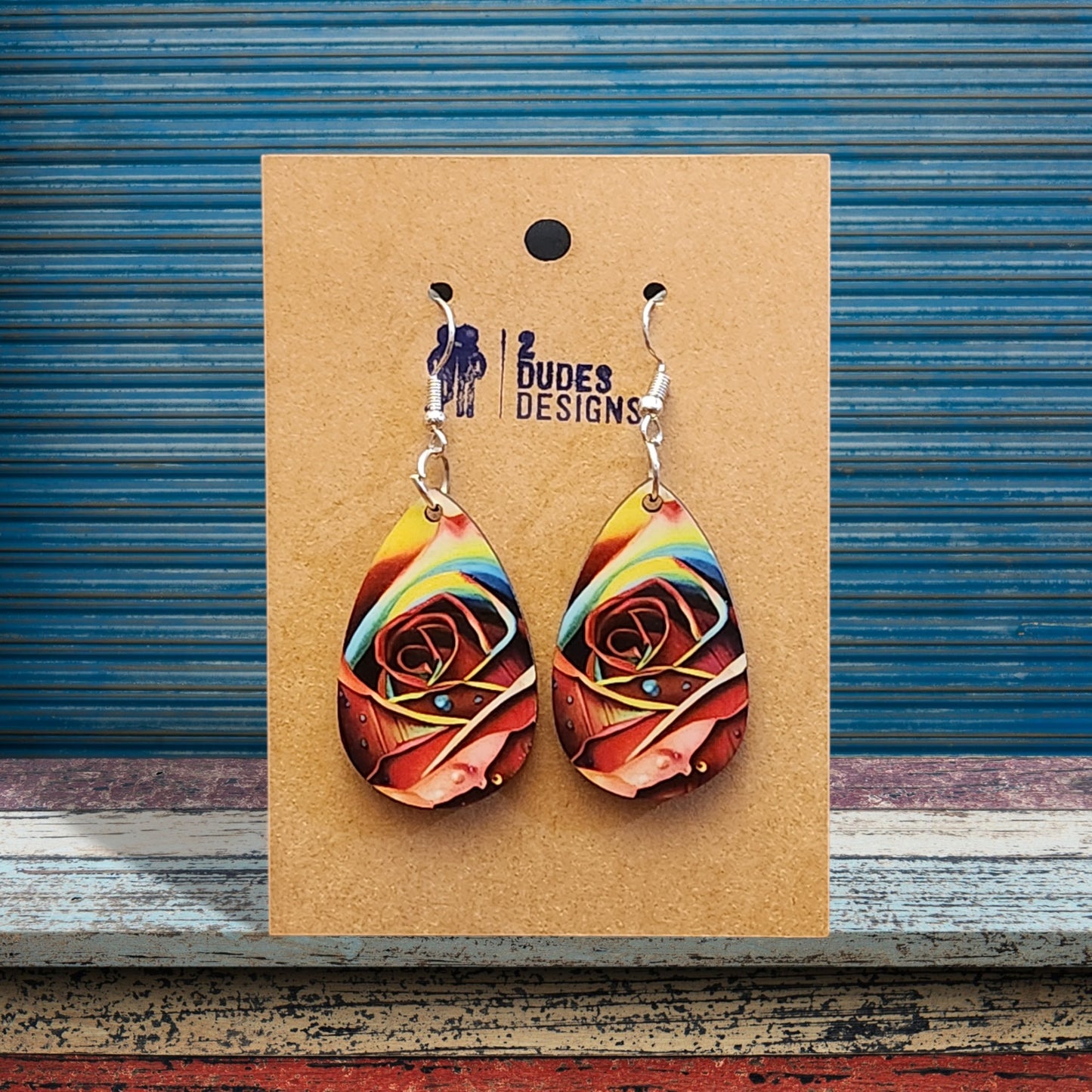 Full Rose Earrings