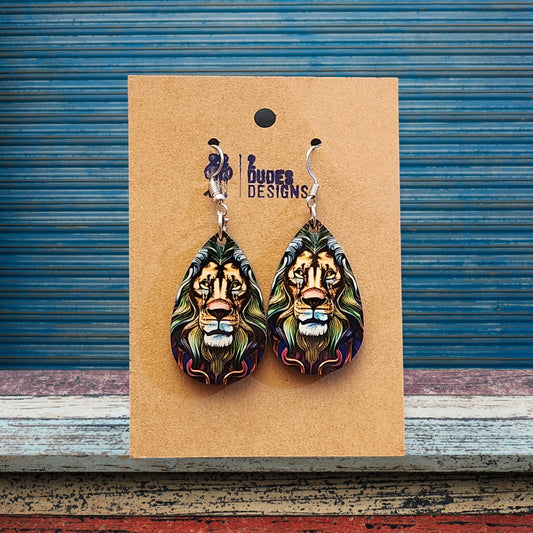 Lion Earrings