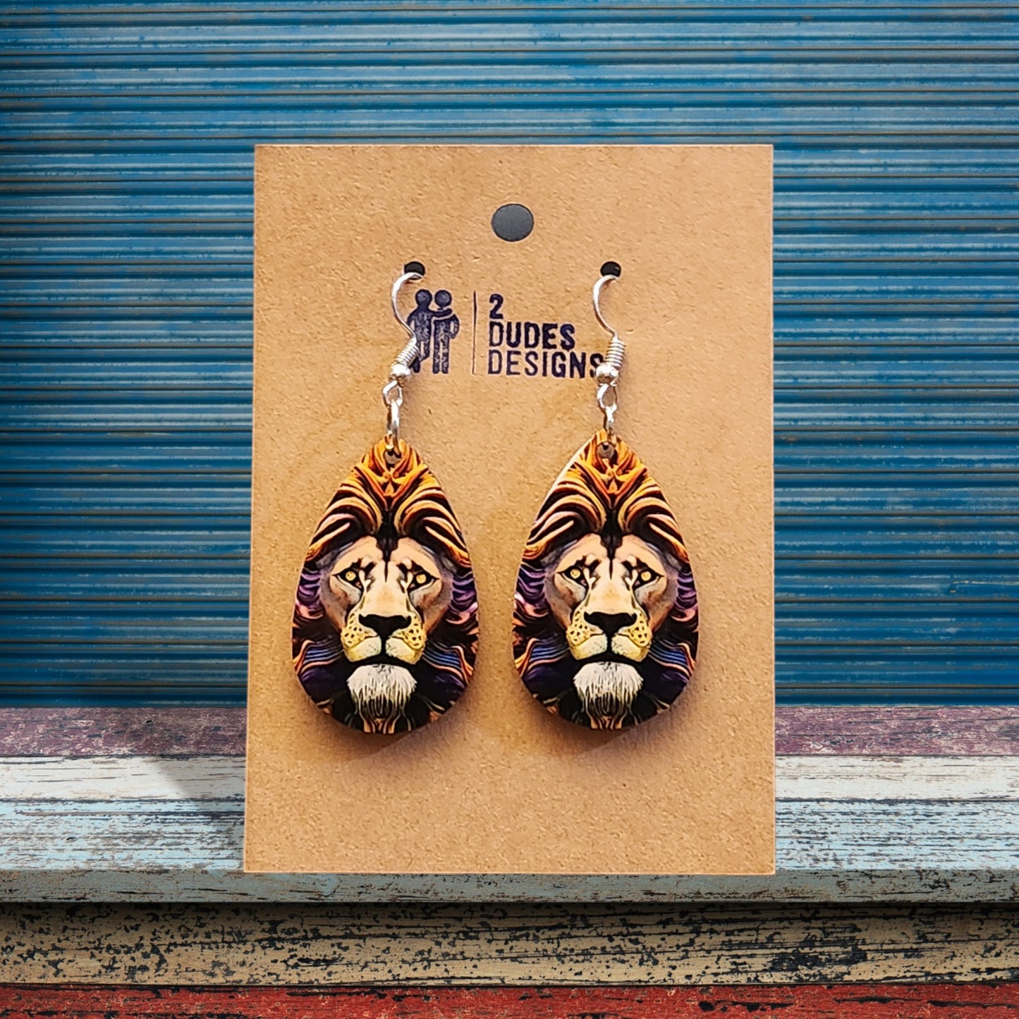Lion Earrings