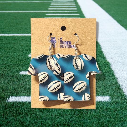 Football Jersey Dangle Earrings