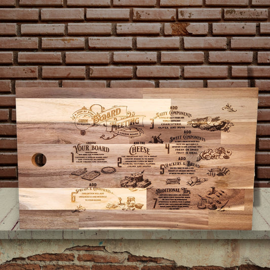 Board Meeting Acacia Wood Cutting/Serving Board
