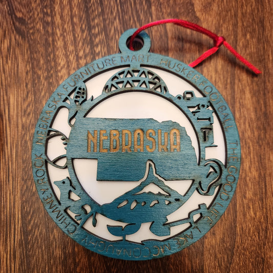 NE State Ornament