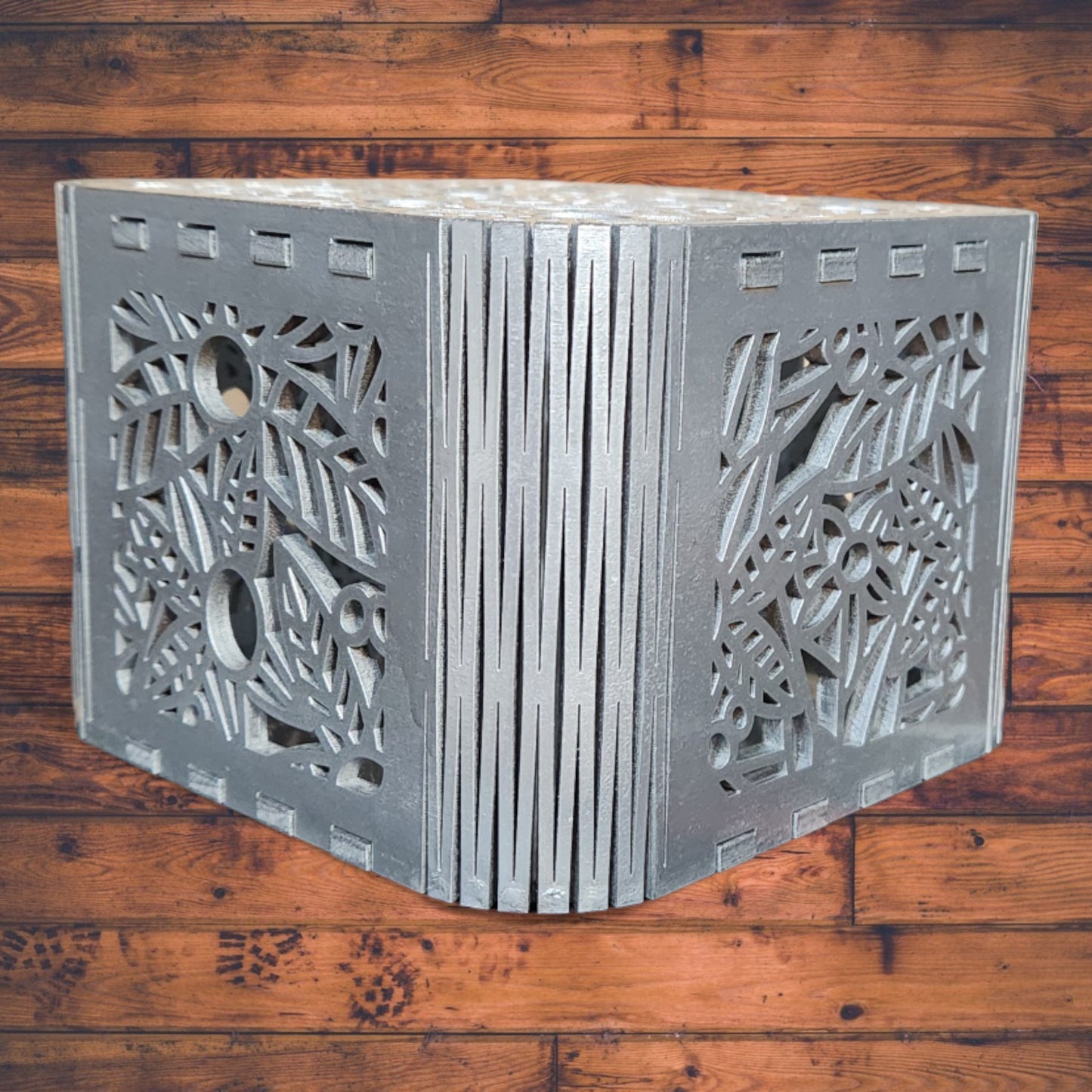 Living Hinge Potpourri Box (Silver)