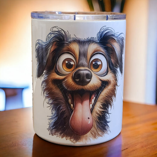 Happy Drooling Dog Fun Mug