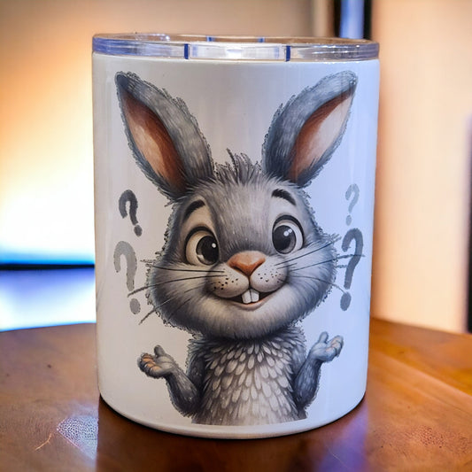 Questioning Rabbit Fun Mug