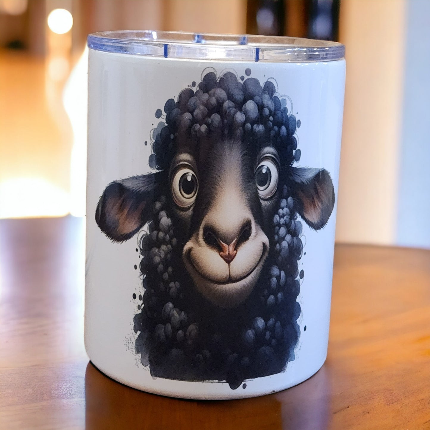 Fun Mug, Black Sheep, Stainless Steel