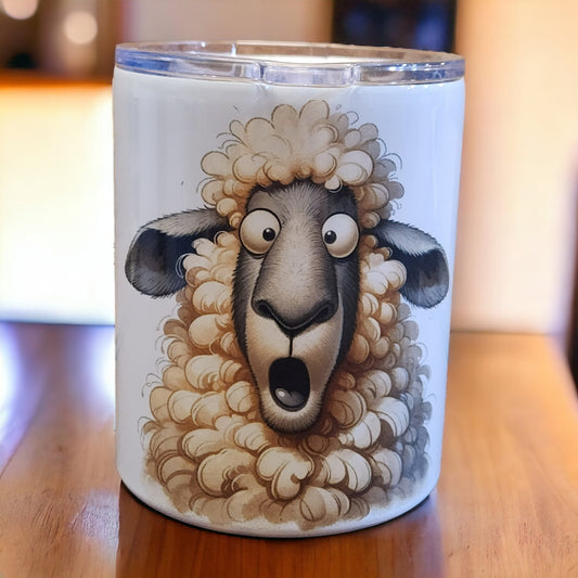 Surprised Sheep Fun Mug