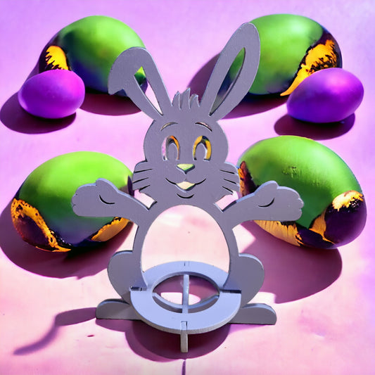 Easter Bunny Egg Holder, Lilac