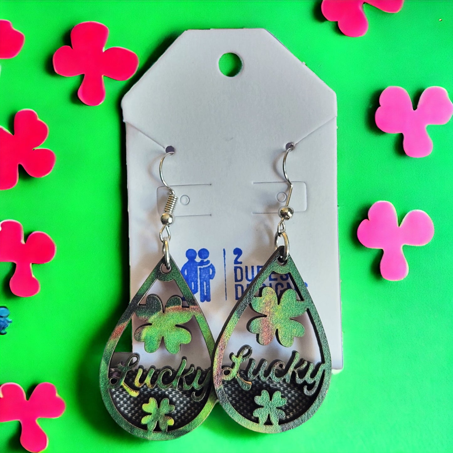 St. Patrick's Lucky Dangle Earrings