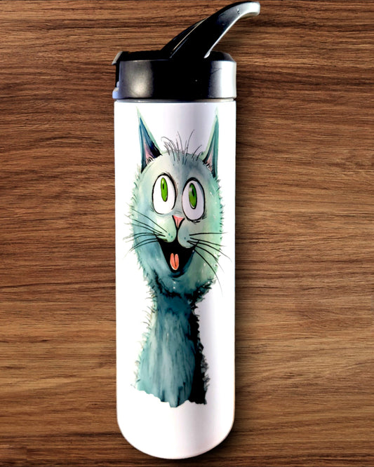 Green Cat Tumbler (20 Oz.)