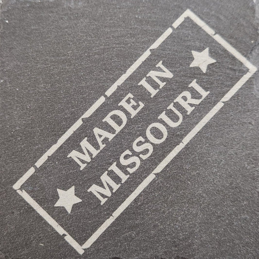 Slate Coaster "Made in Missouri"