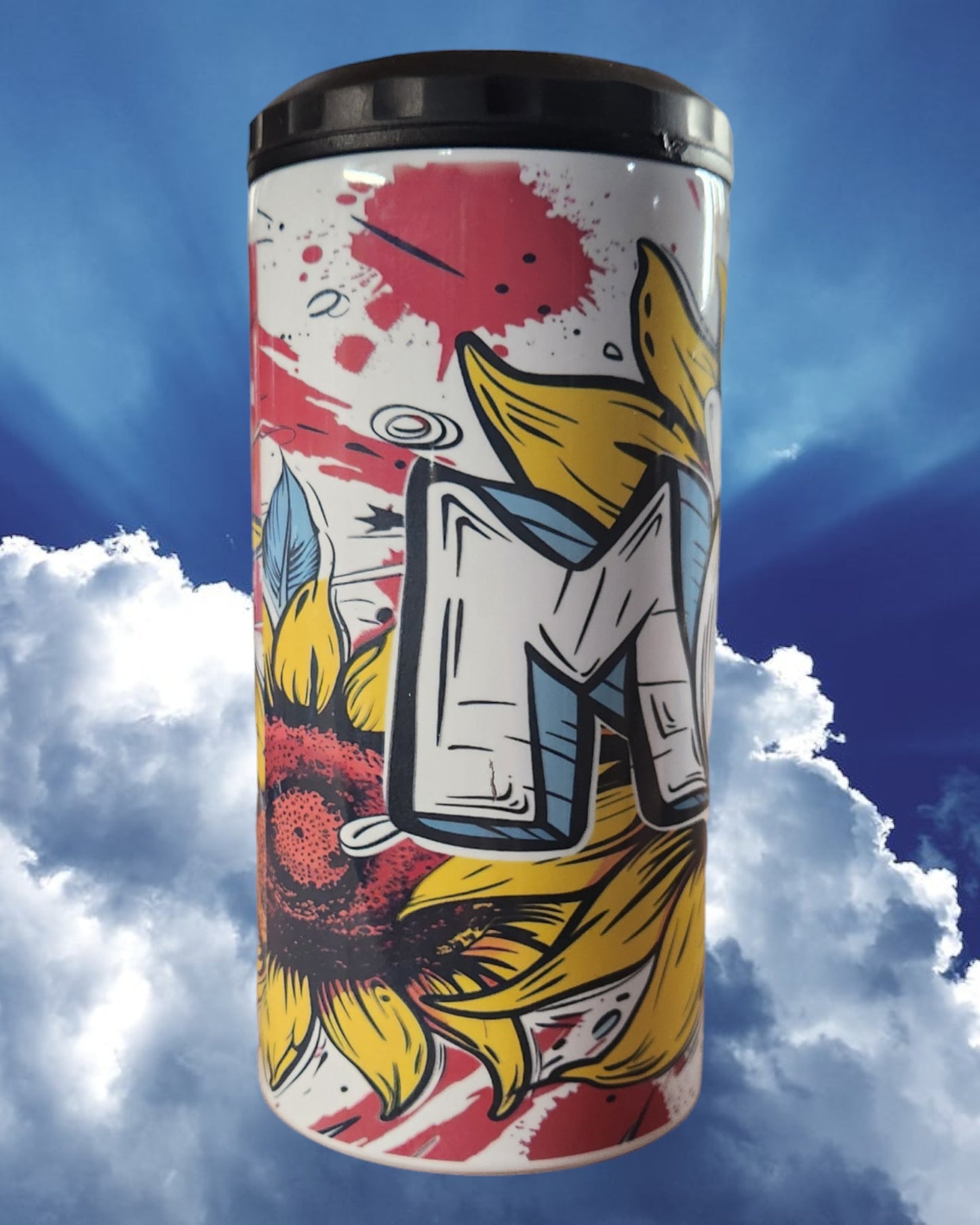 Mother's Day Can Coaster - "Mom in Flowers"