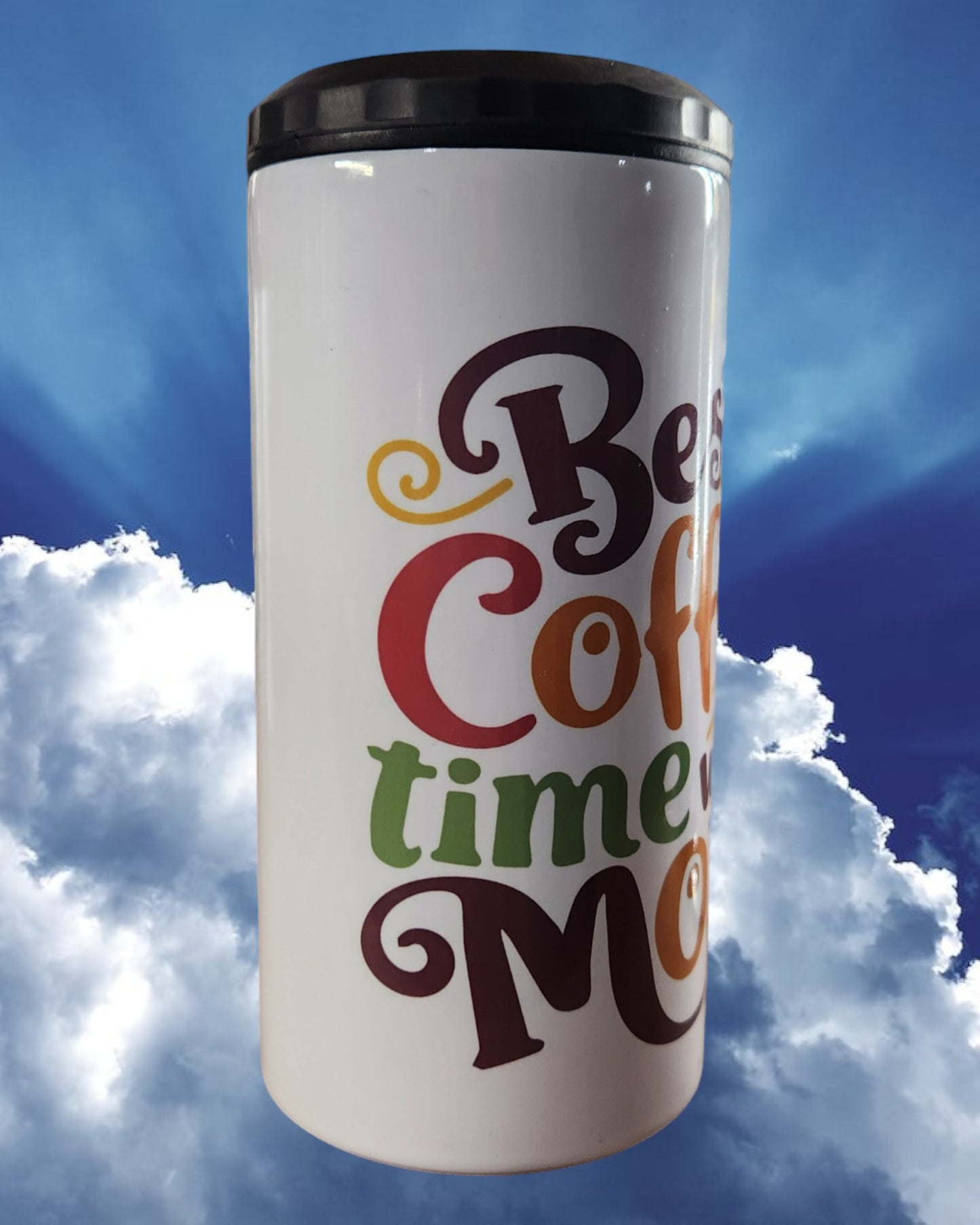 Mother's Day Can Coaster - "Best Coffee Time with Mom"