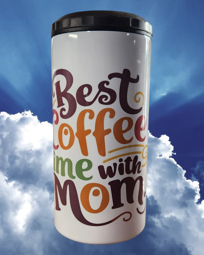 Mother's Day Can Coaster - "Best Coffee Time with Mom"