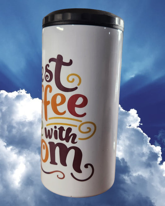 Mother's Day Can Coaster - "Best Coffee Time with Mom"