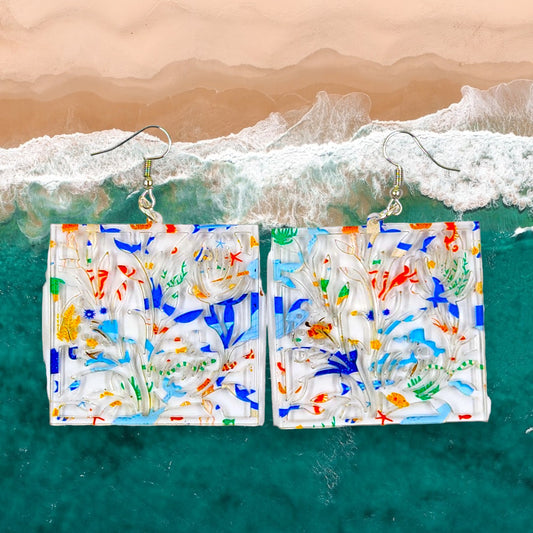 Ocean Life Dangle Earrings