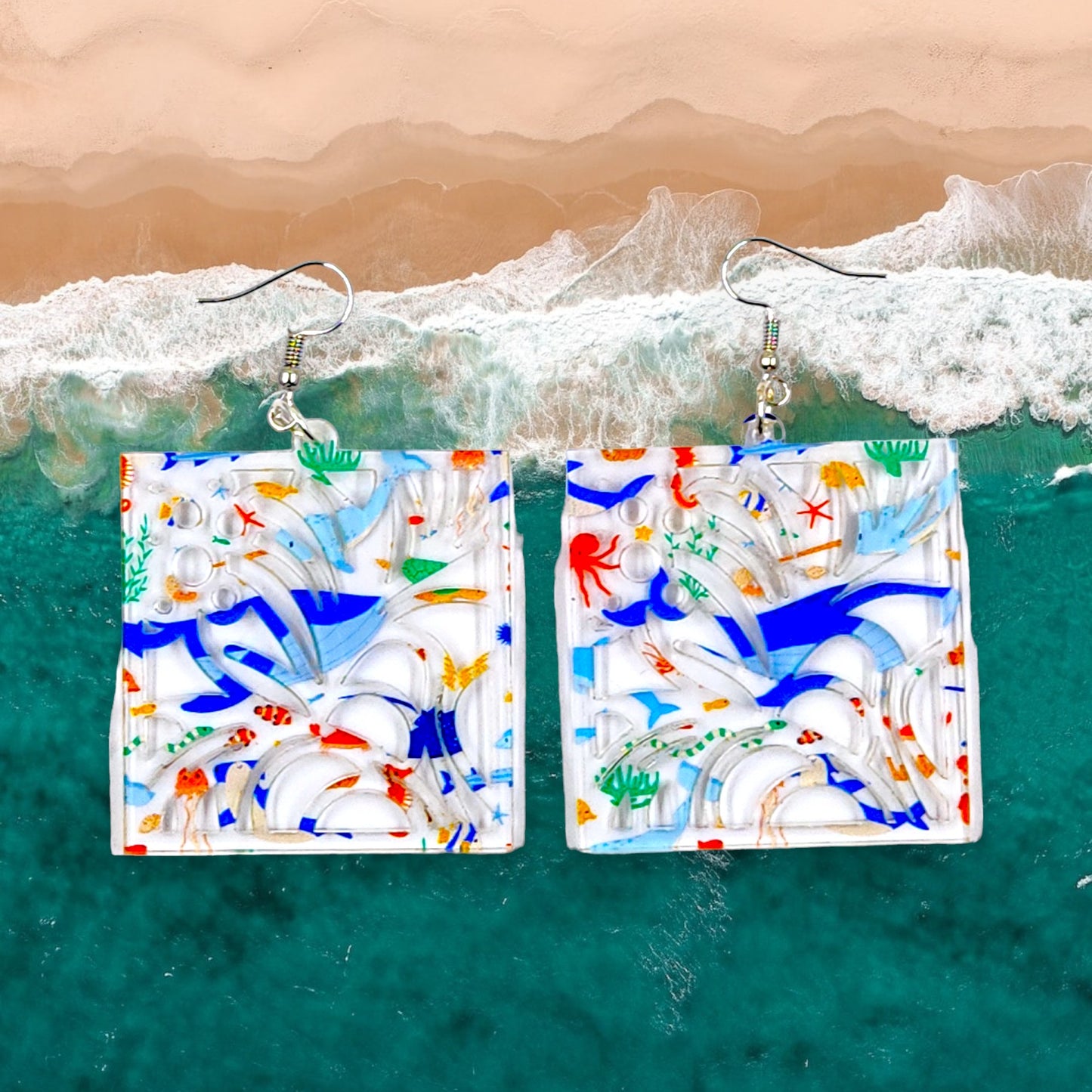 Ocean Life Dangle Earrings