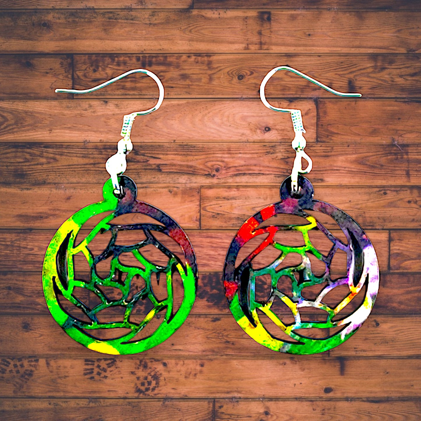 Boho Multi-Color/Pattern Dangle Earrings