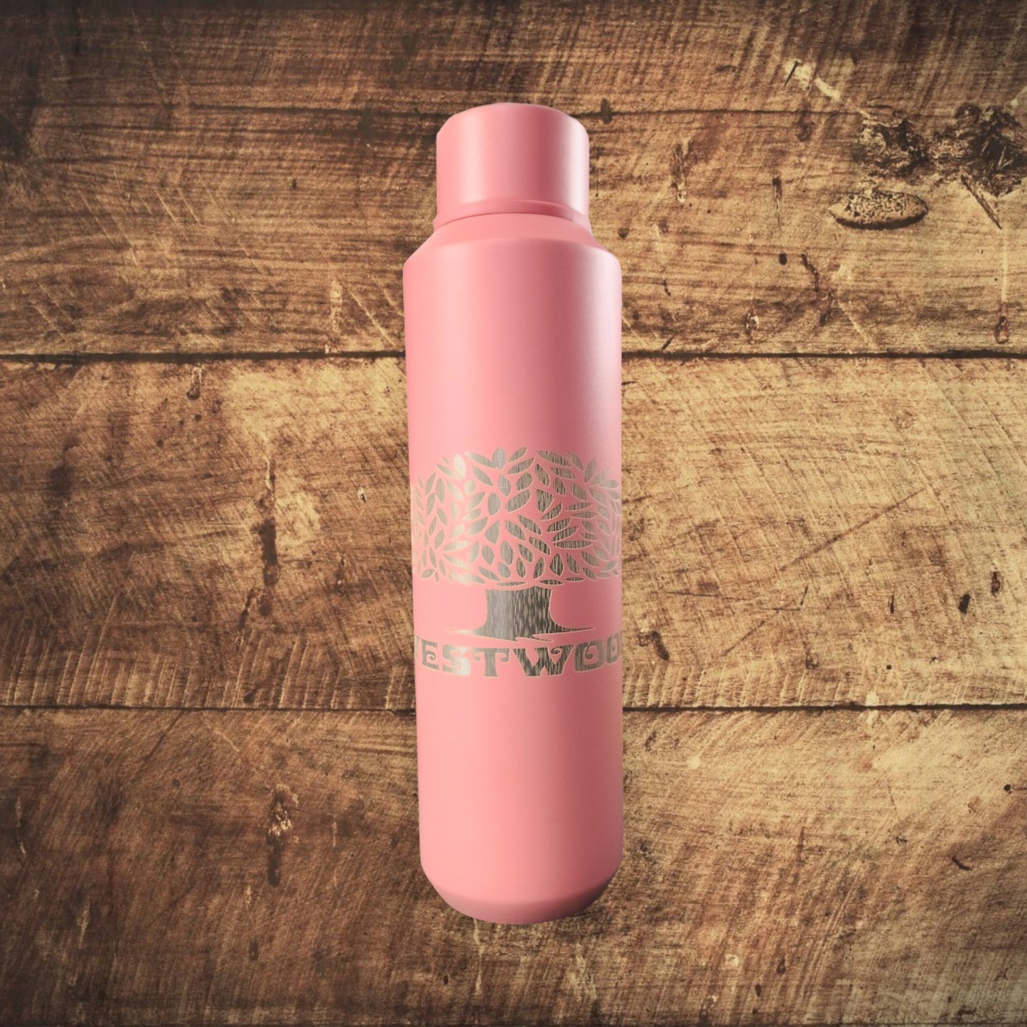 Pink Westwood Stainless-Steel Water Tumbler