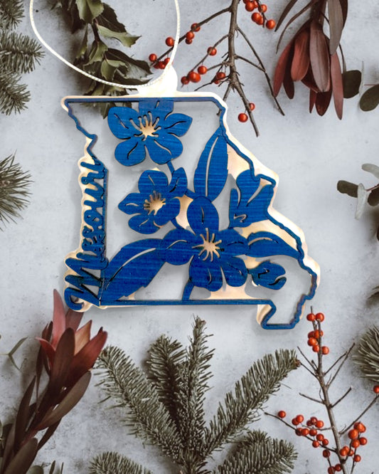 Large Missouri Christmas Ornament