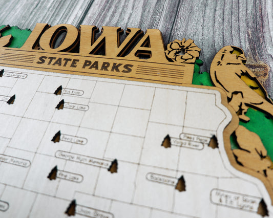 Iowa State Park Map