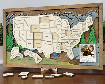 Travel Tracking Map