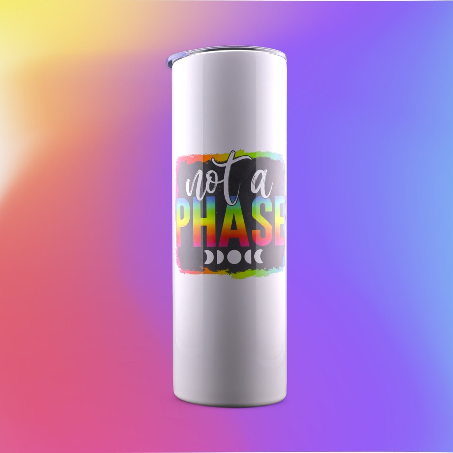 30 Oz "Not a Phase" Pride Stainless-Steel Tumbler