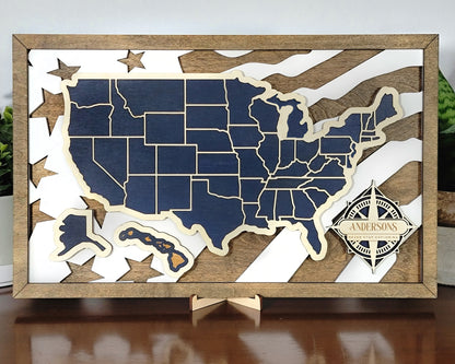 Travel Tracking Map