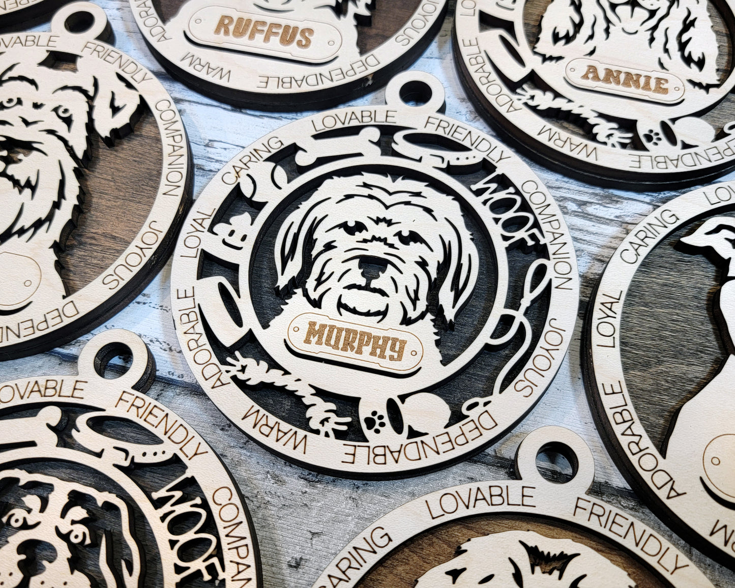 Adorable Dog Ornaments Pack 1