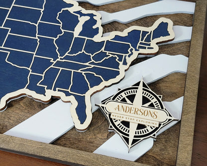Travel Tracking Map