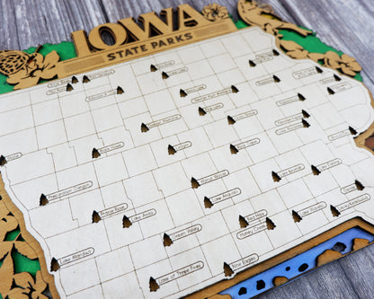 Iowa State Park Map
