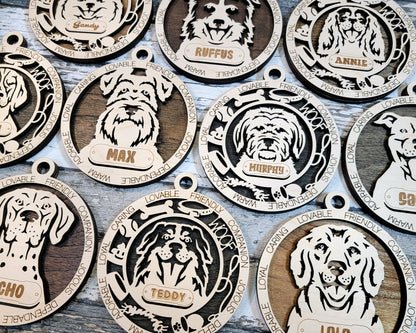 Adorable Dog Ornaments Pack 1