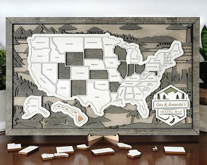 Travel Tracking Map