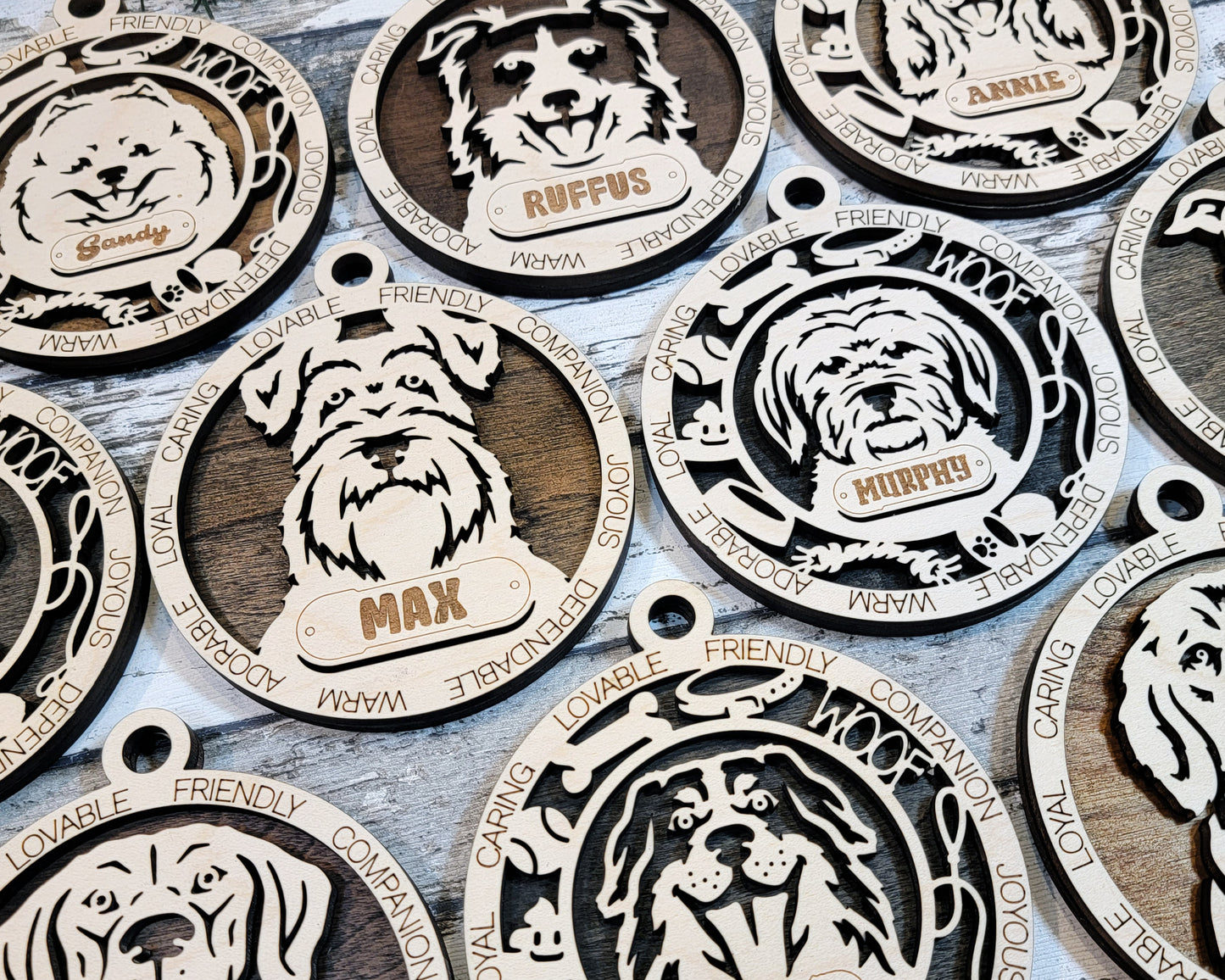 Adorable Dog Ornaments Pack 1