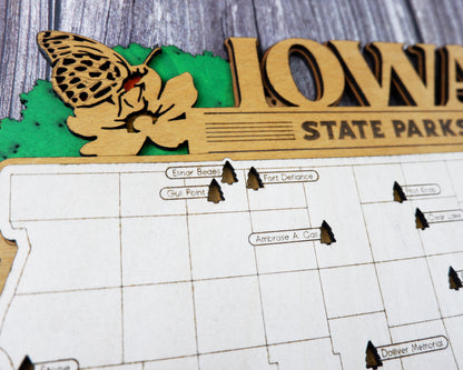 Iowa State Park Map