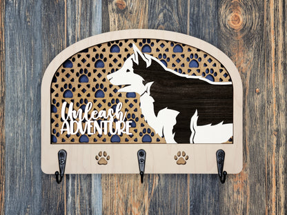 Alaskan Malamute Leash Holder