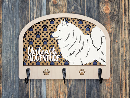 American Eskimo Leash Holder