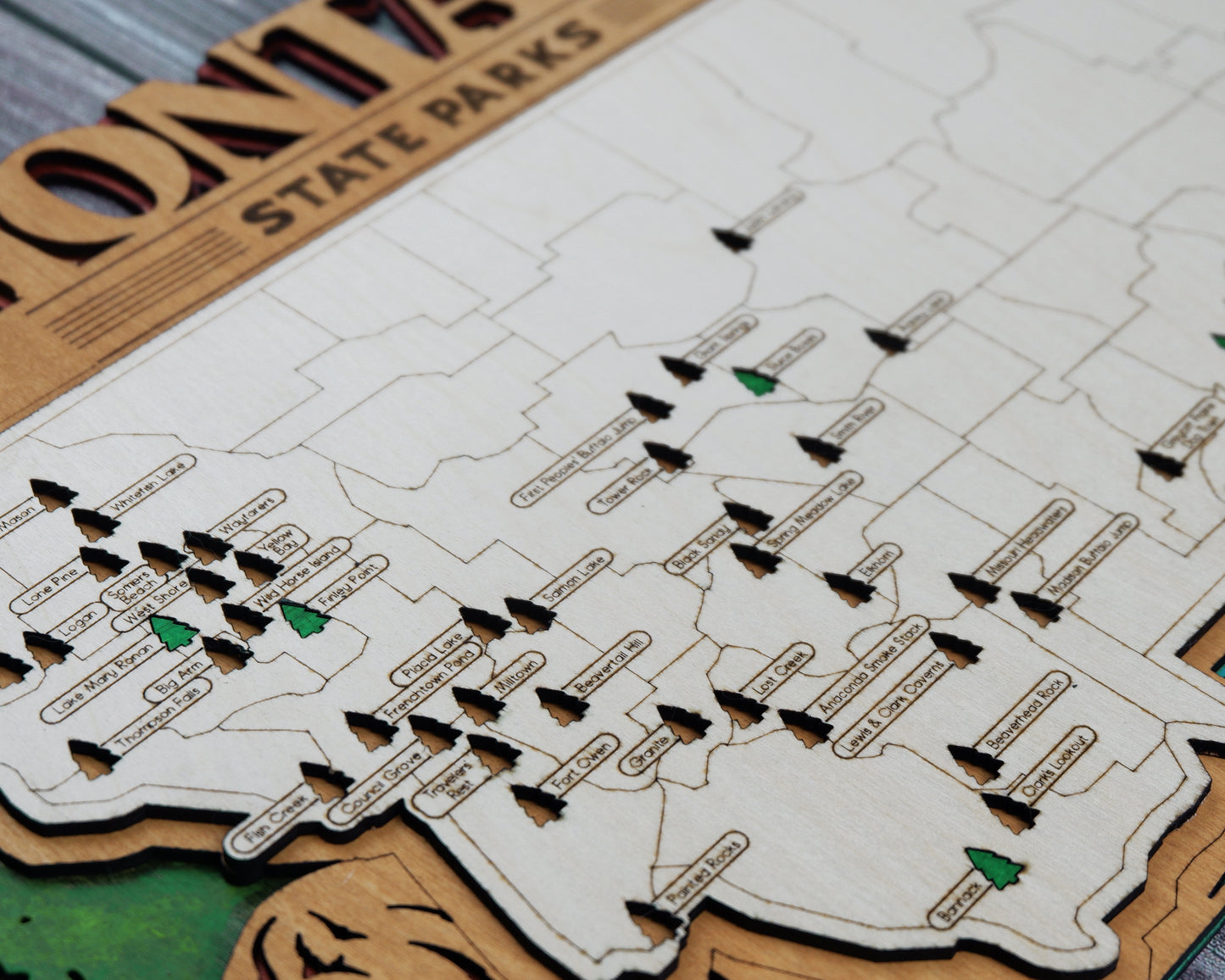 Montana State Park Map