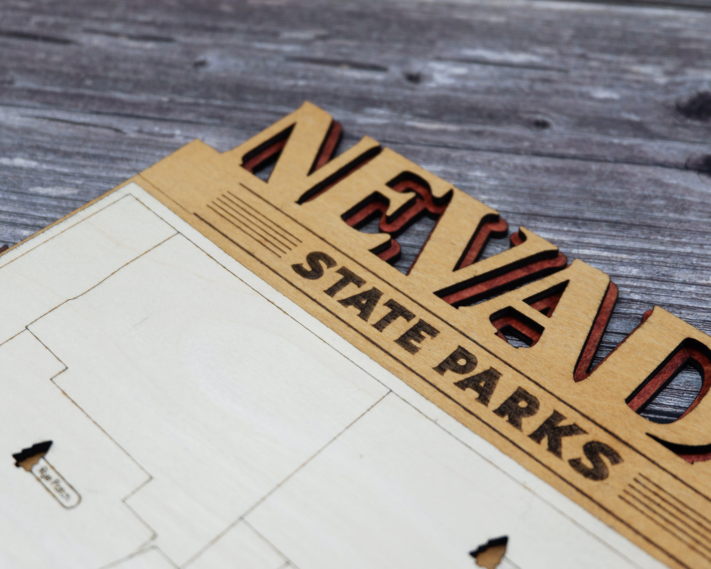 Nevada State Park Map