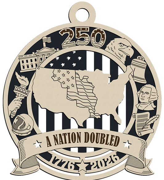 A Nation Doubled - 250 Heritage Icon Ornament