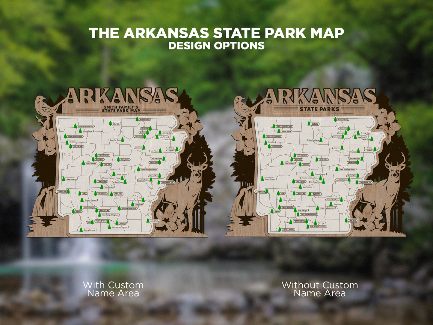Arkansas State Park Map