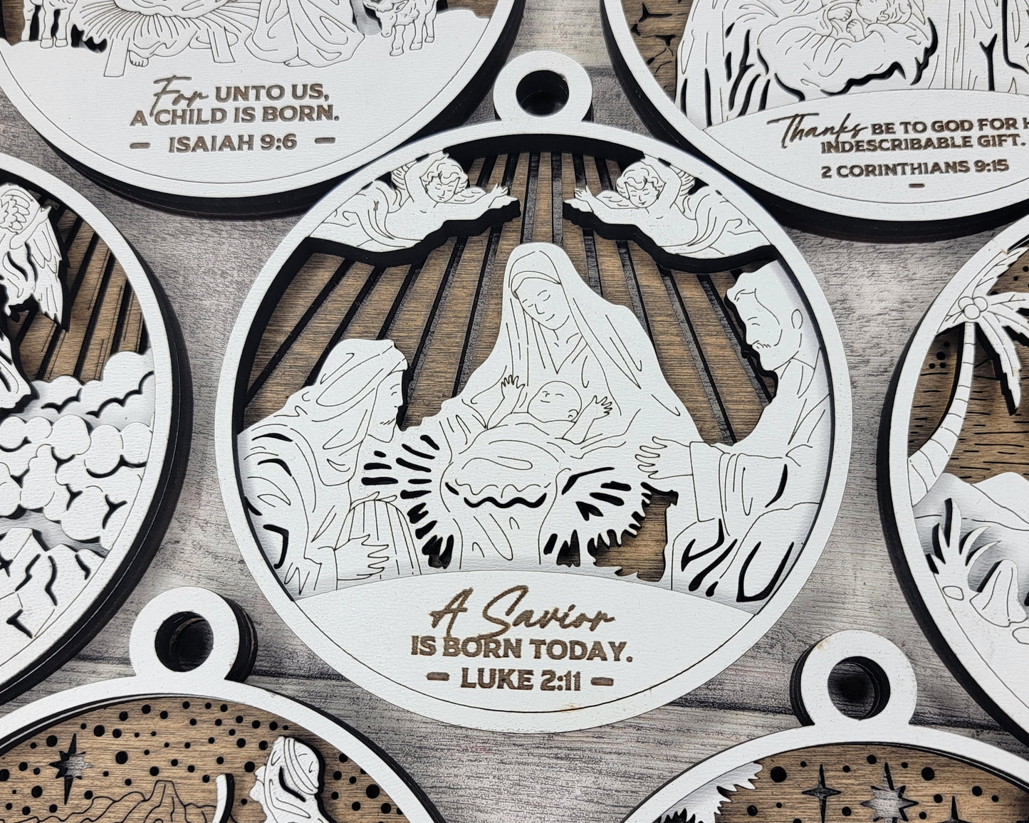 A King is Born Ornament - A Savior Is Born Today