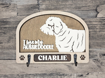 Ausiedoodle Leash Holder