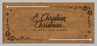 Classic Christian Carol Ornament Storage Box