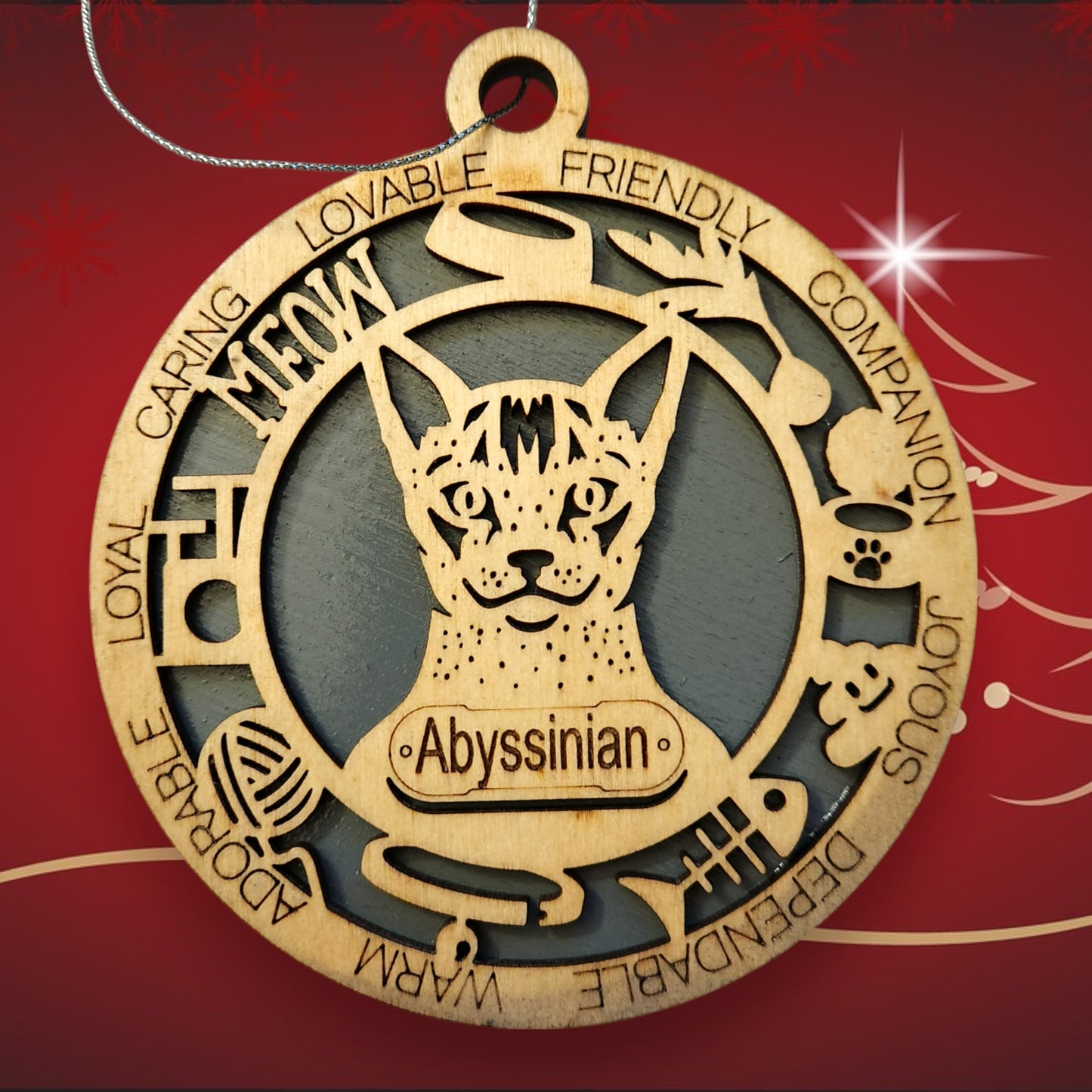 Abyssinian Cat (With Icons)