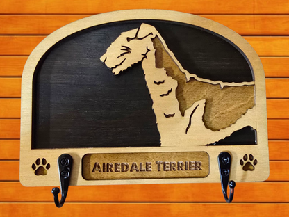 Airedale Terrier Leash Holder